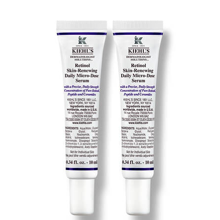 แพ็คคู่สุดคุ้ม!! Kiehl's Retinol Skin Renewing Daily Micro Dose Serum 10ml 